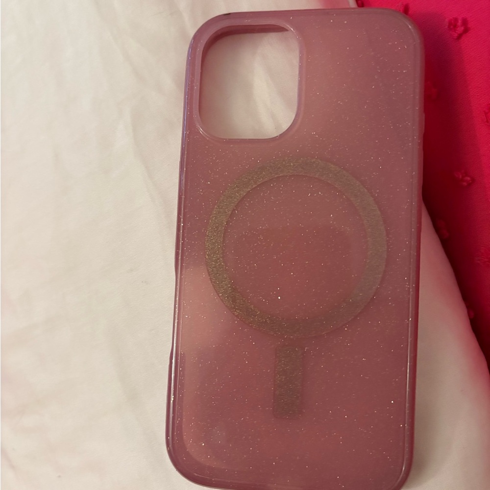 Otterbox MagSafe Glitter Pink iPhone 16 Case